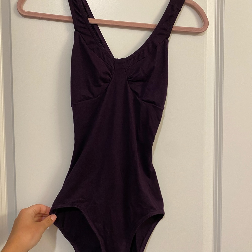 COPY - Dark purple Capezio dance leotard